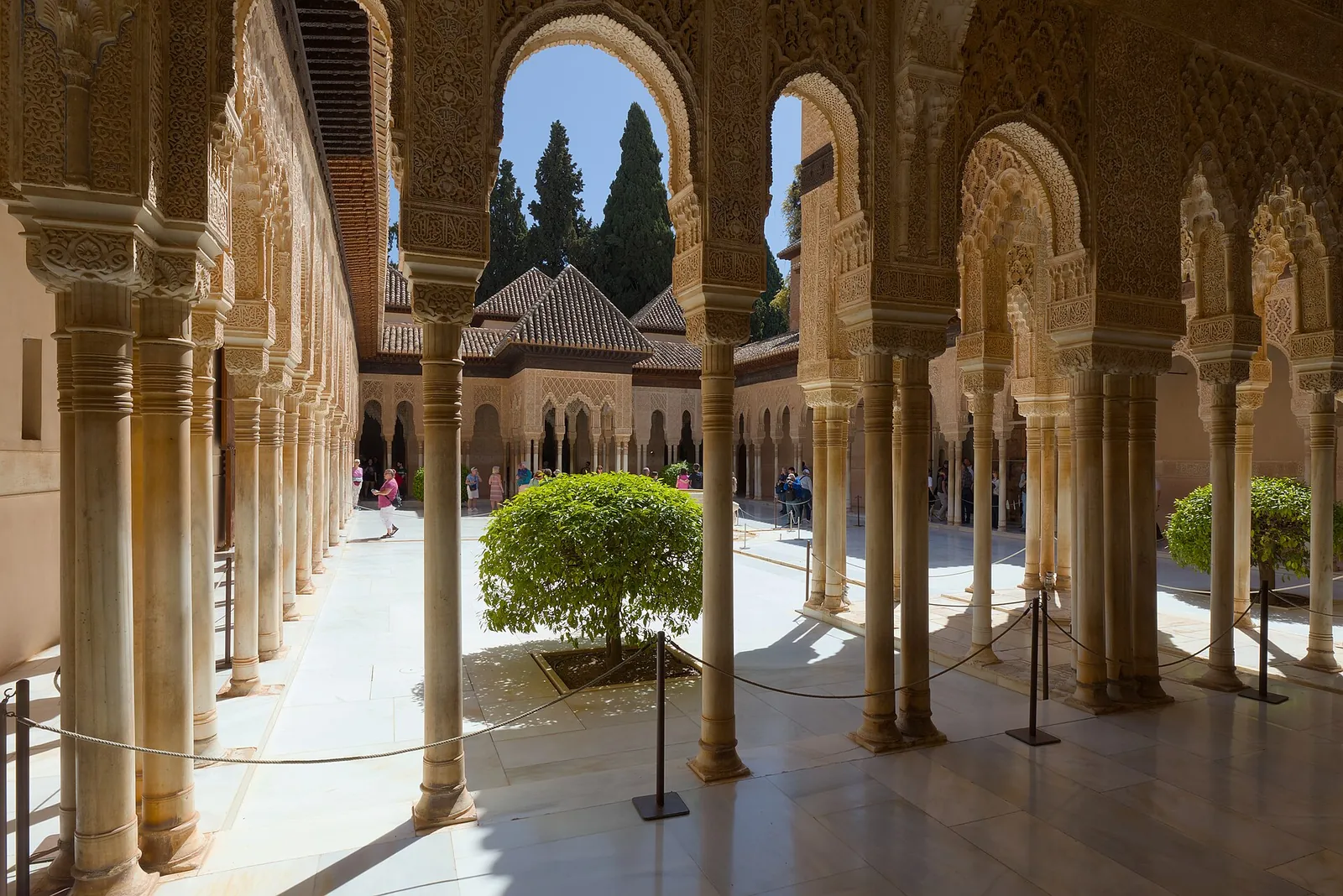 Arcades of the Court of the Lions, Nasrid Palaces