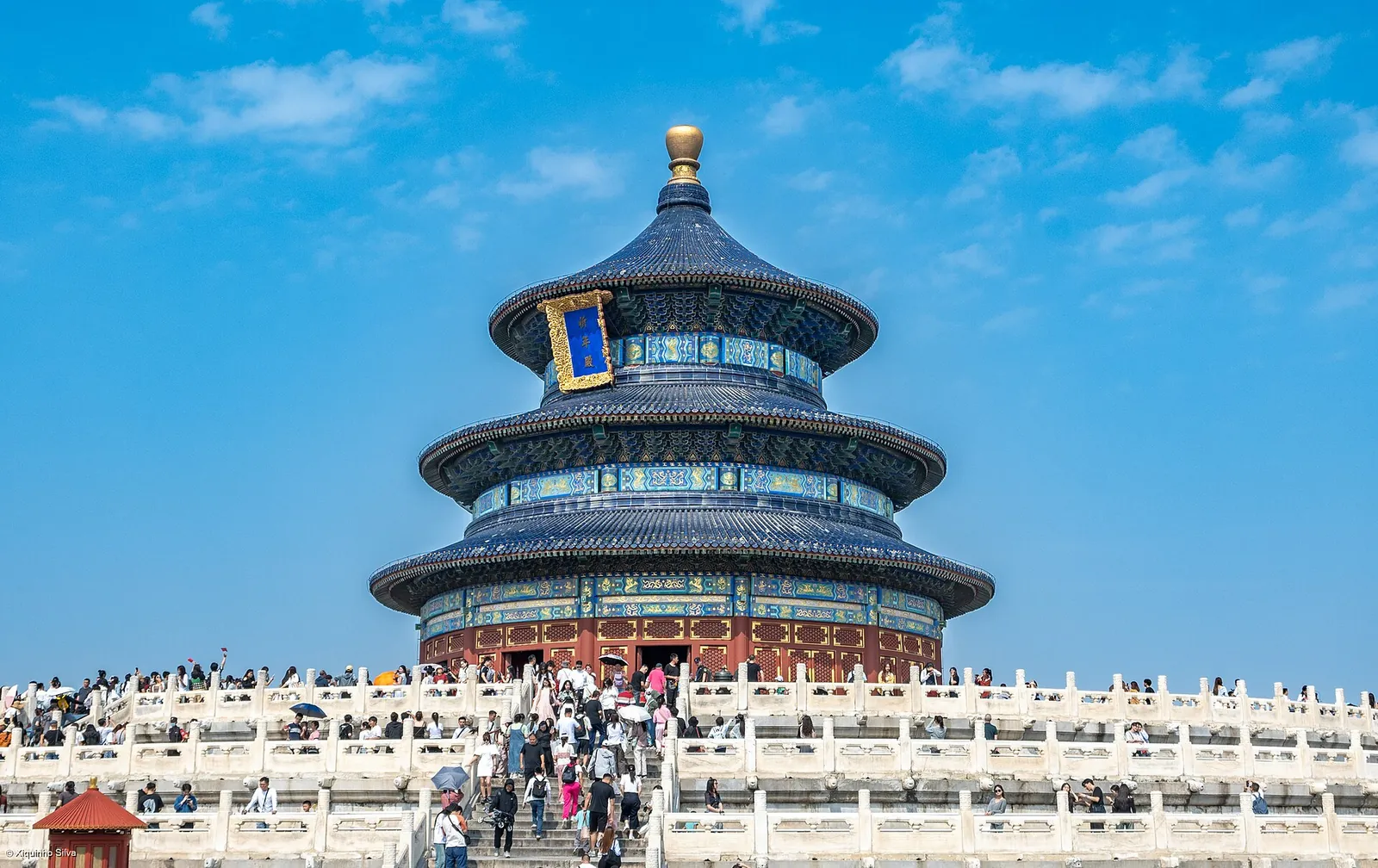 Hall of Prayer for Good Harvests under a blue sky, Temple of Heaven