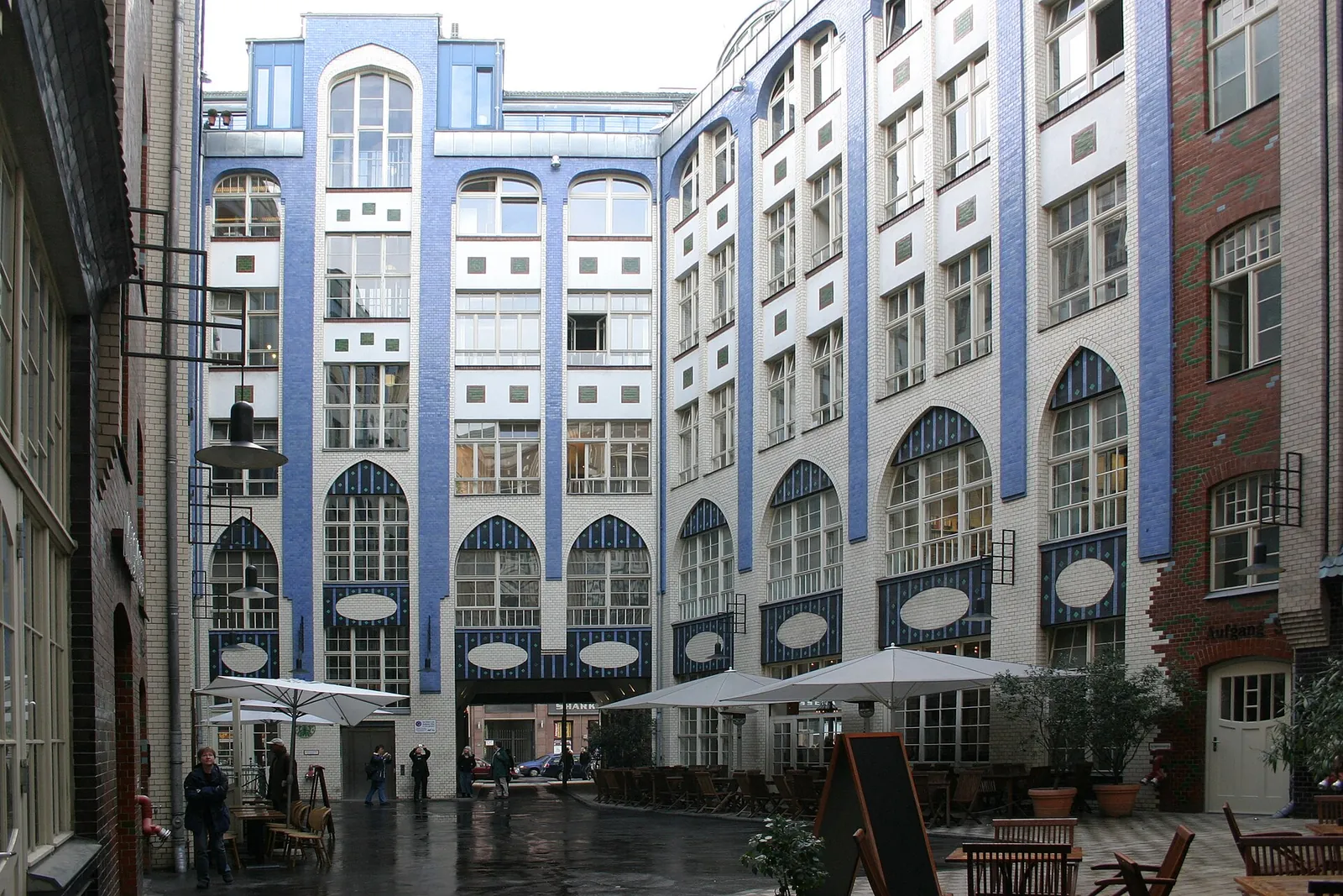 Art Nouveau courtyard inside the Hackesche Hoefe