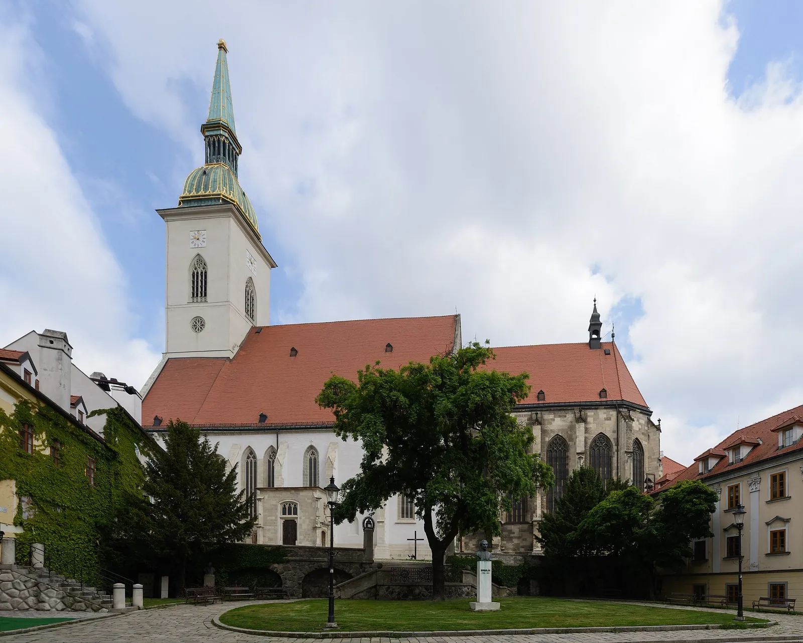 St. Martin's Cathedral and its tall Gothic spire