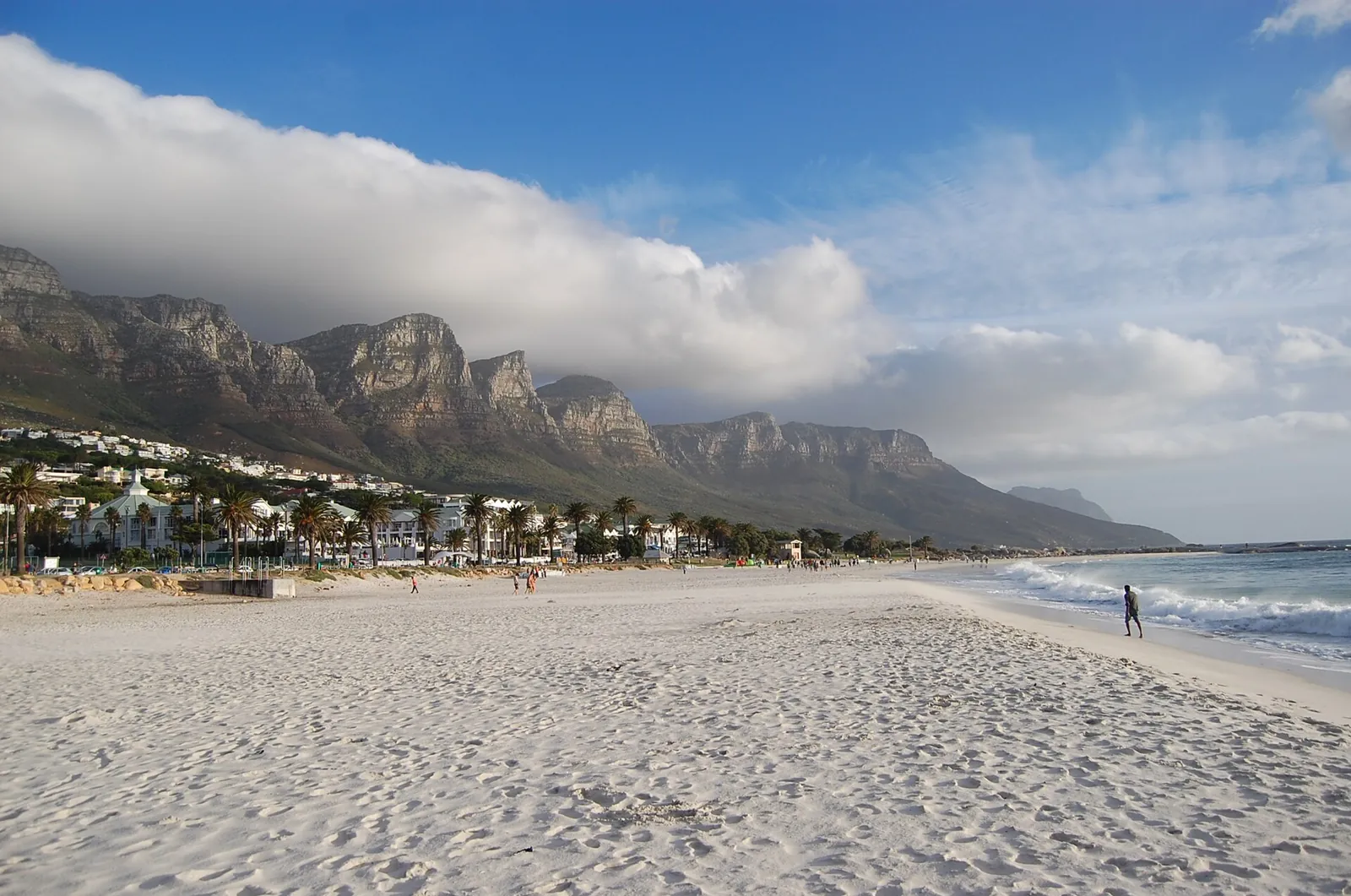 Camps Bay beach below the Twelve Apostles