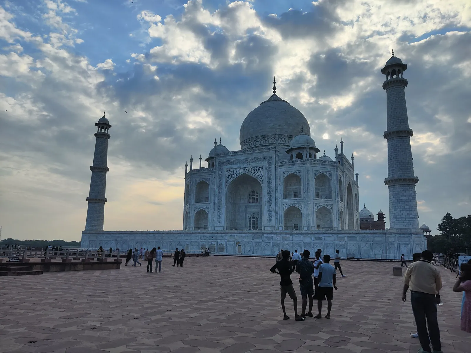 Morning light on the Taj Mahal in Agra