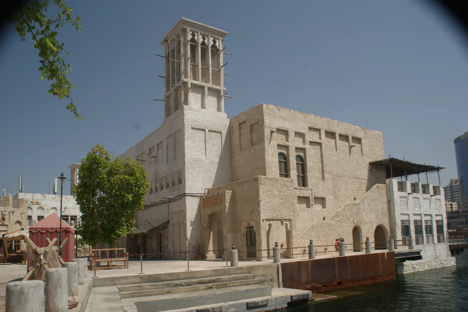 Heritage-style waterfront at Al Seef, Bur Dubai