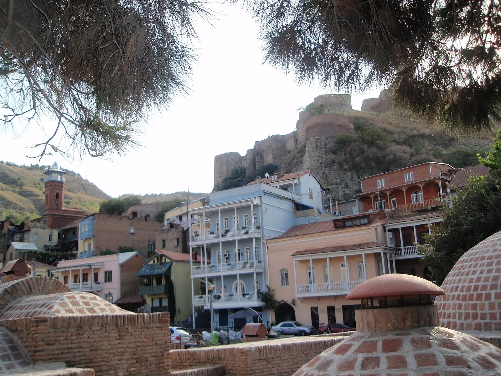 Brick domes of the sulphur baths in Abanotubani