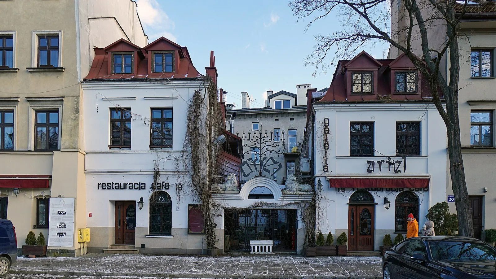Historic houses on Szeroka Street in Kazimierz