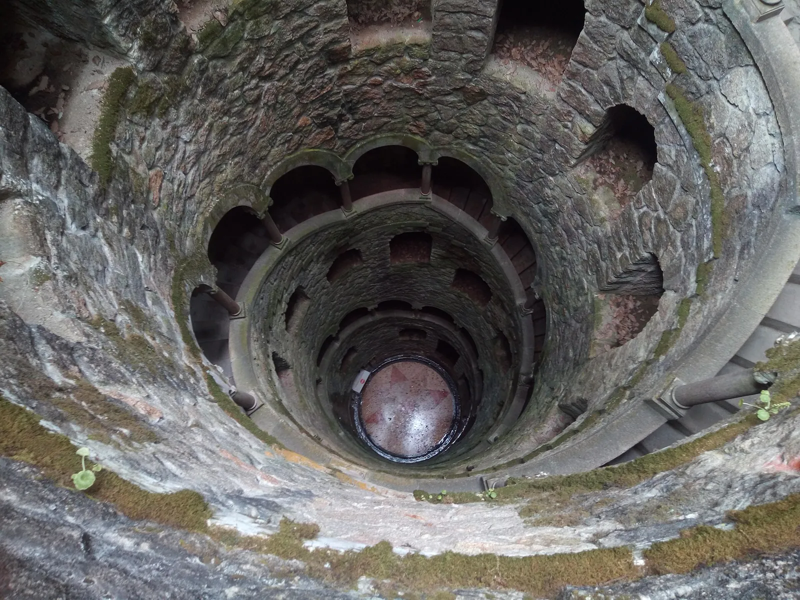 Spiral staircase of the Initiation Well at Quinta da Regaleira