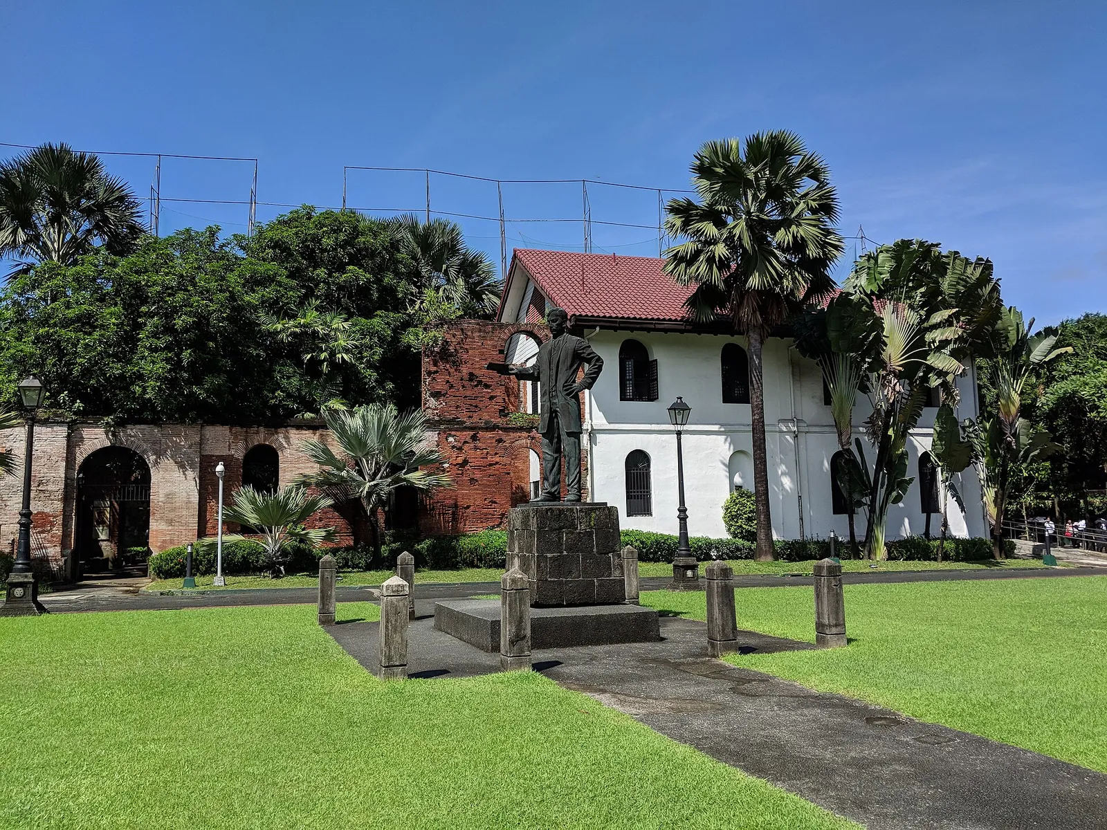 Rizal Shrine and gardens inside Fort Santiago