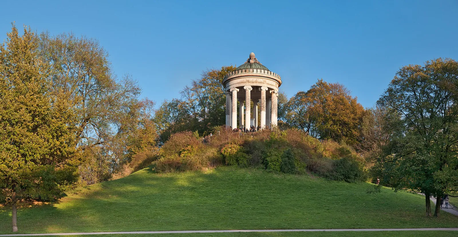 The Monopteros temple in the English Garden