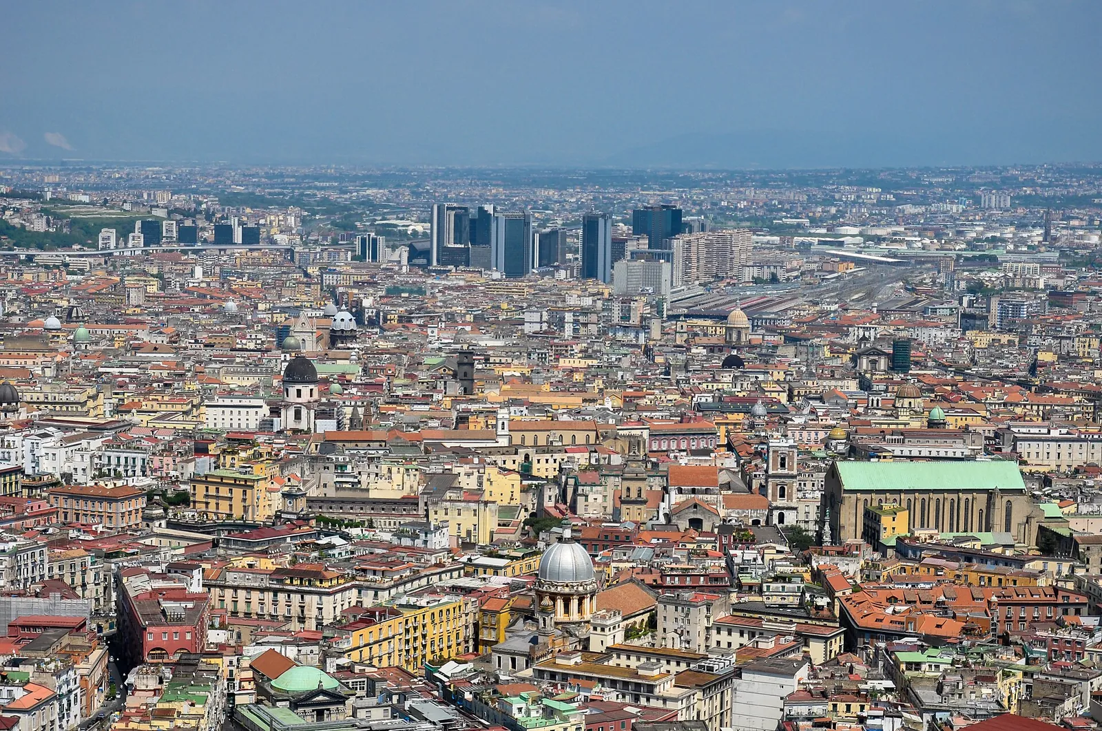 Spaccanapoli slicing straight through old Naples