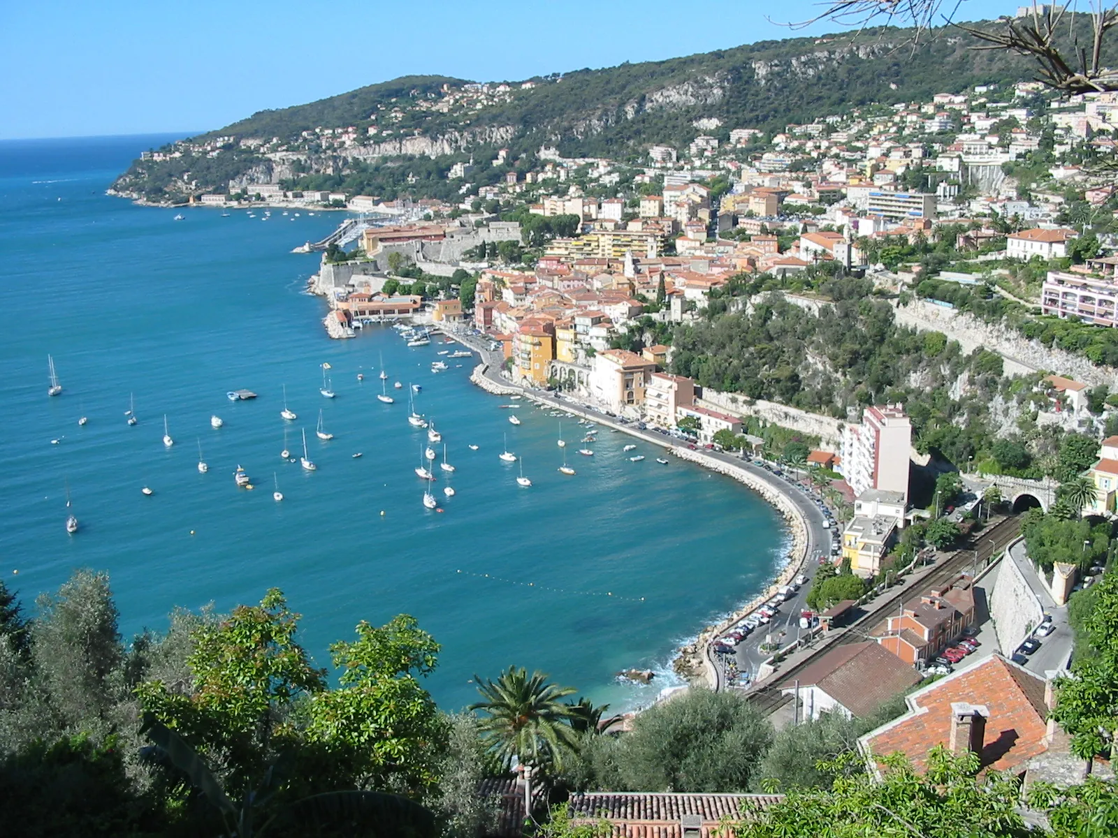 Villefranche-sur-Mer's sheltered turquoise bay