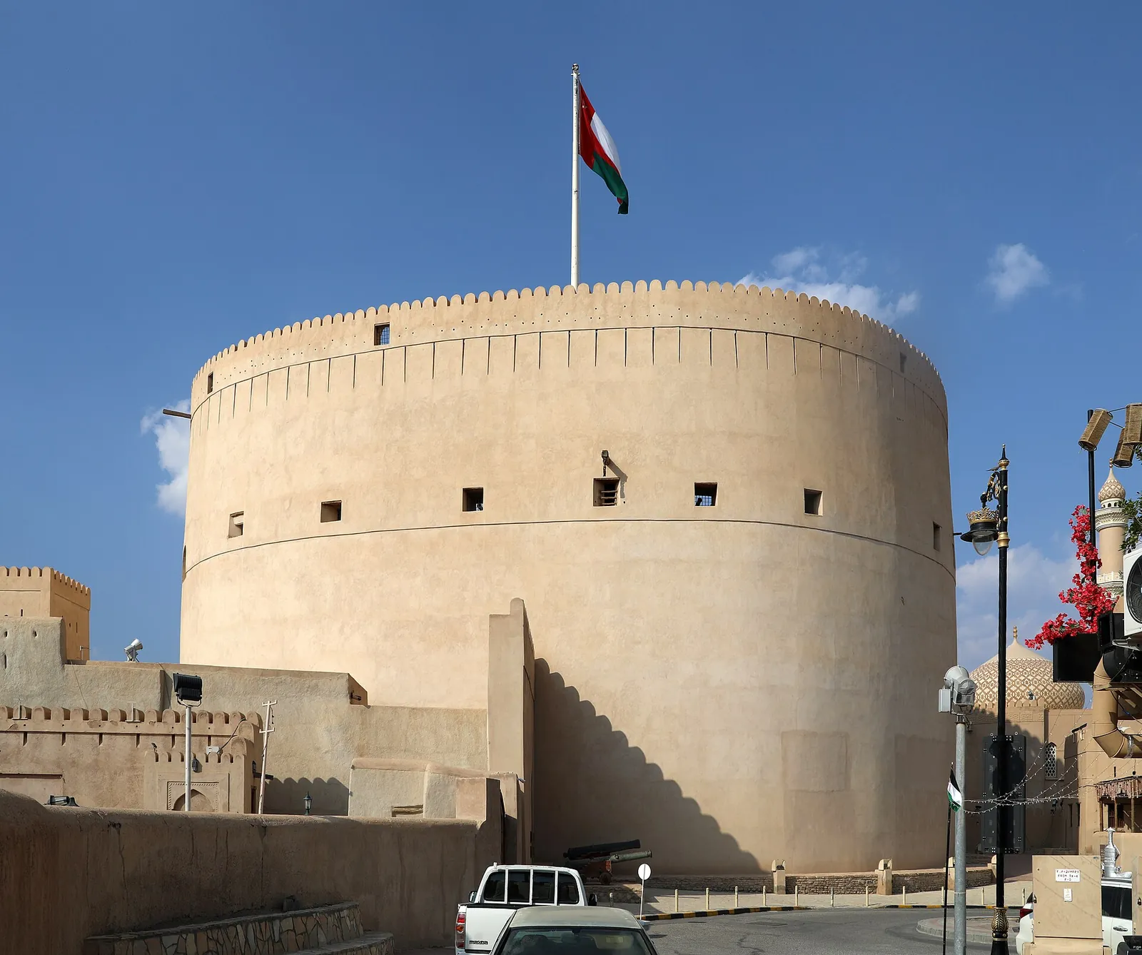 The great round tower of Nizwa Fort