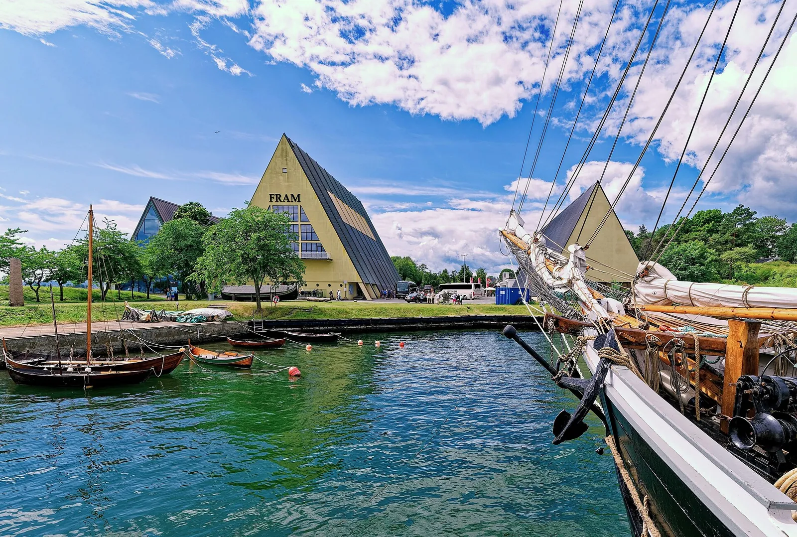 The Fram Museum by the water on Bygdøy
