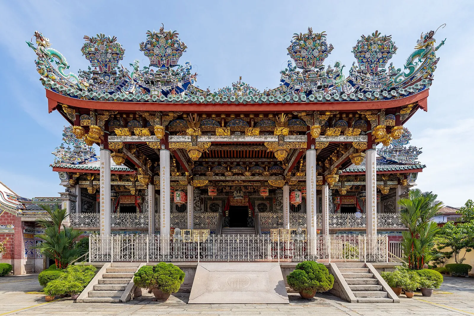 Ornate roofs of Khoo Kongsi clan house, George Town