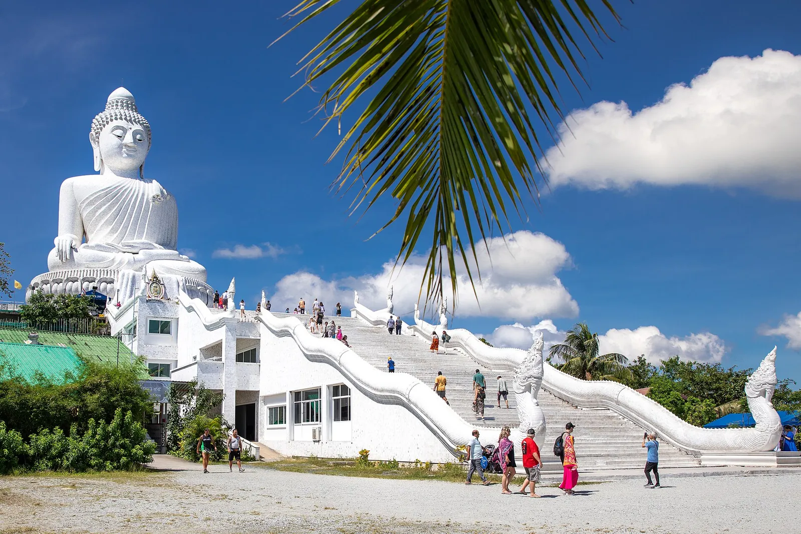 White marble Big Buddha on Nakkerd Hill