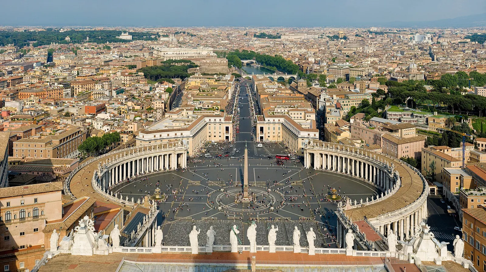 St. Peter's Square seen from the dome