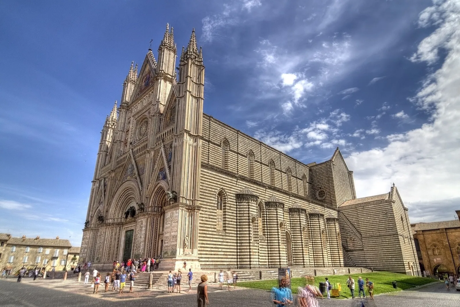 The striped Gothic Duomo of Orvieto