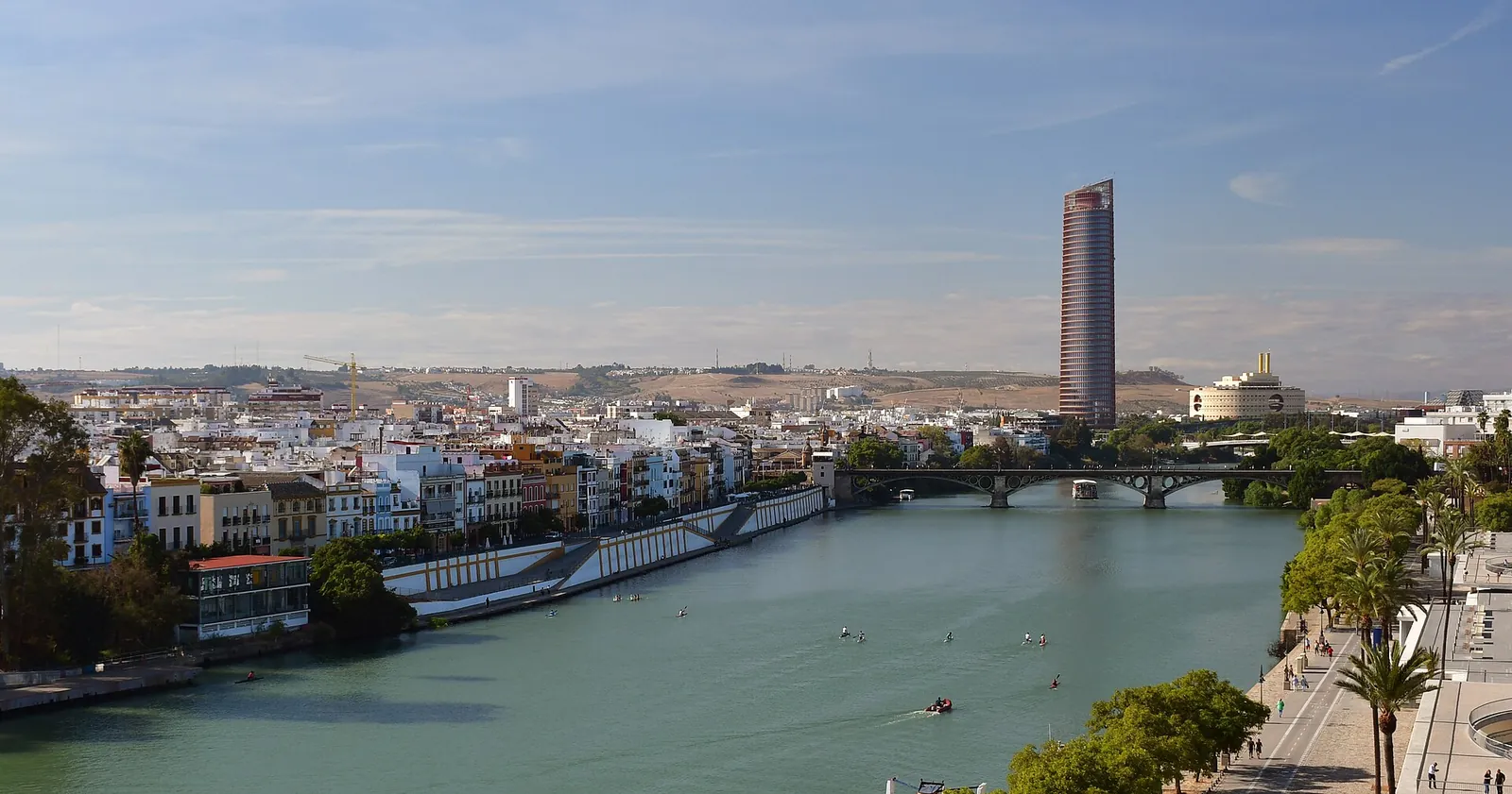 Calle Betis and Triana lining the Guadalquivir