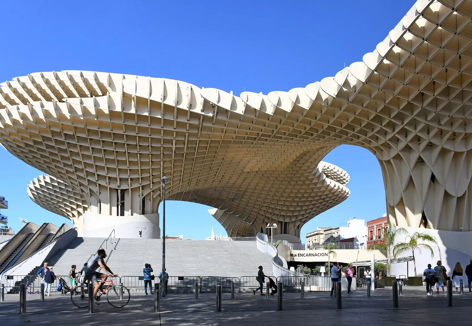 The wooden waves of the Metropol Parasol