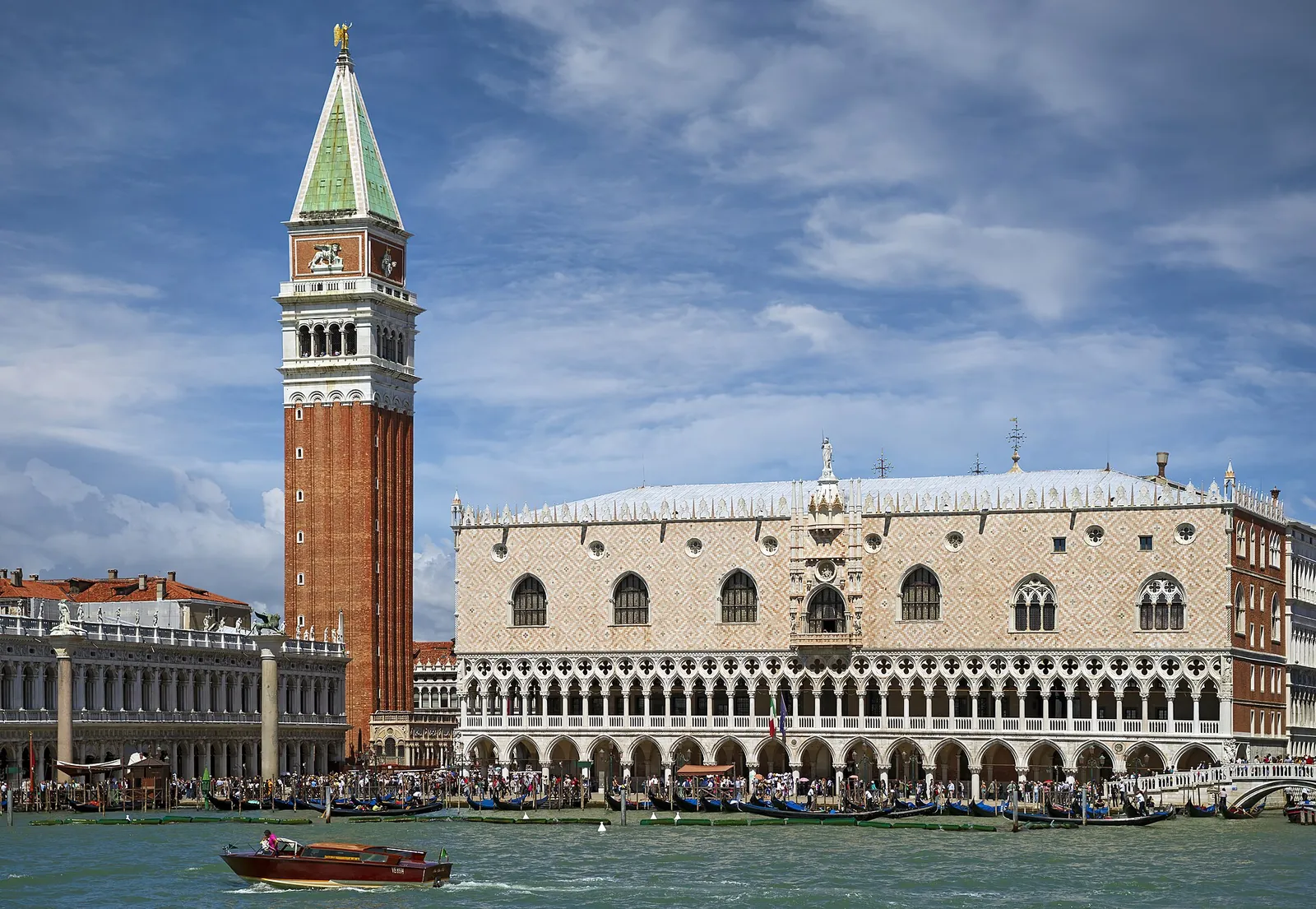 The Doge's Palace and Campanile seen from the water