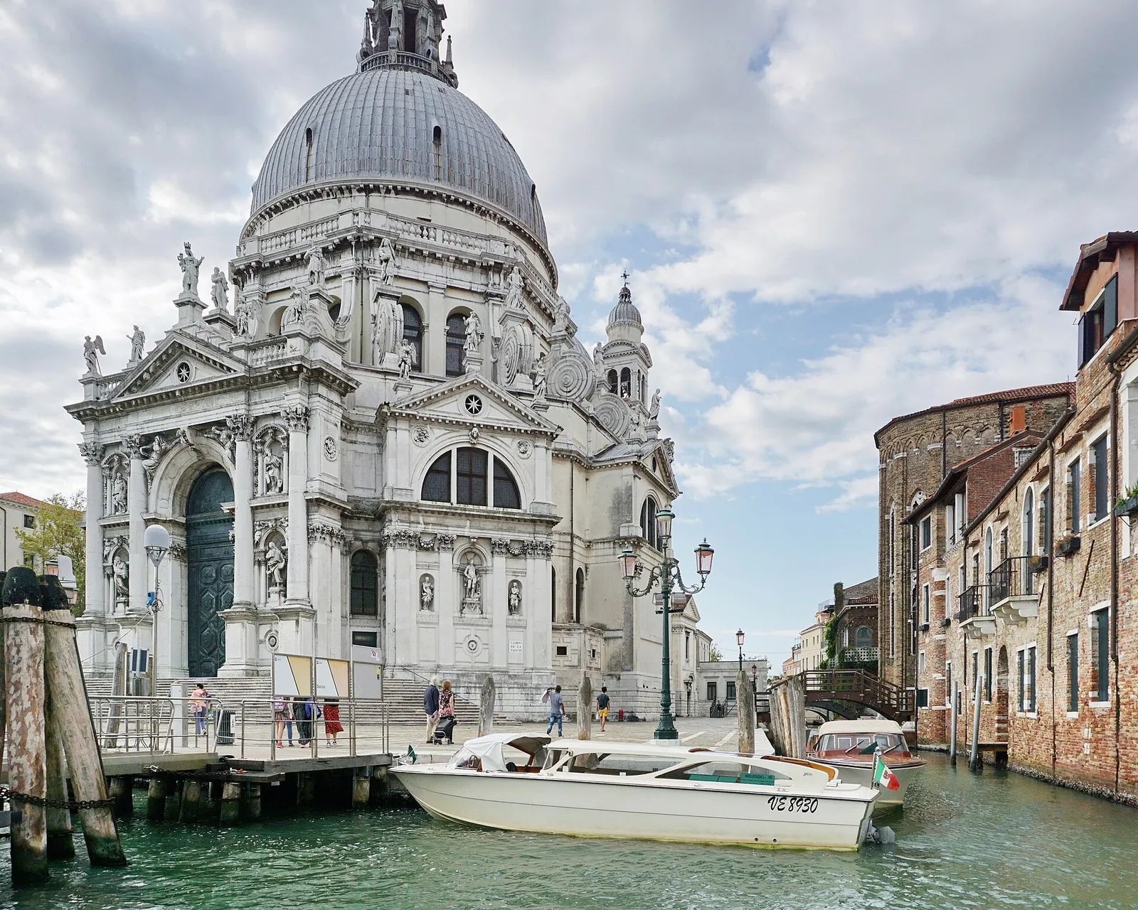 Santa Maria della Salute's white dome in Dorsoduro
